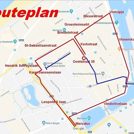Vakantieappartement Emiel Centrum Oostende Met Garage Eksteriør billede