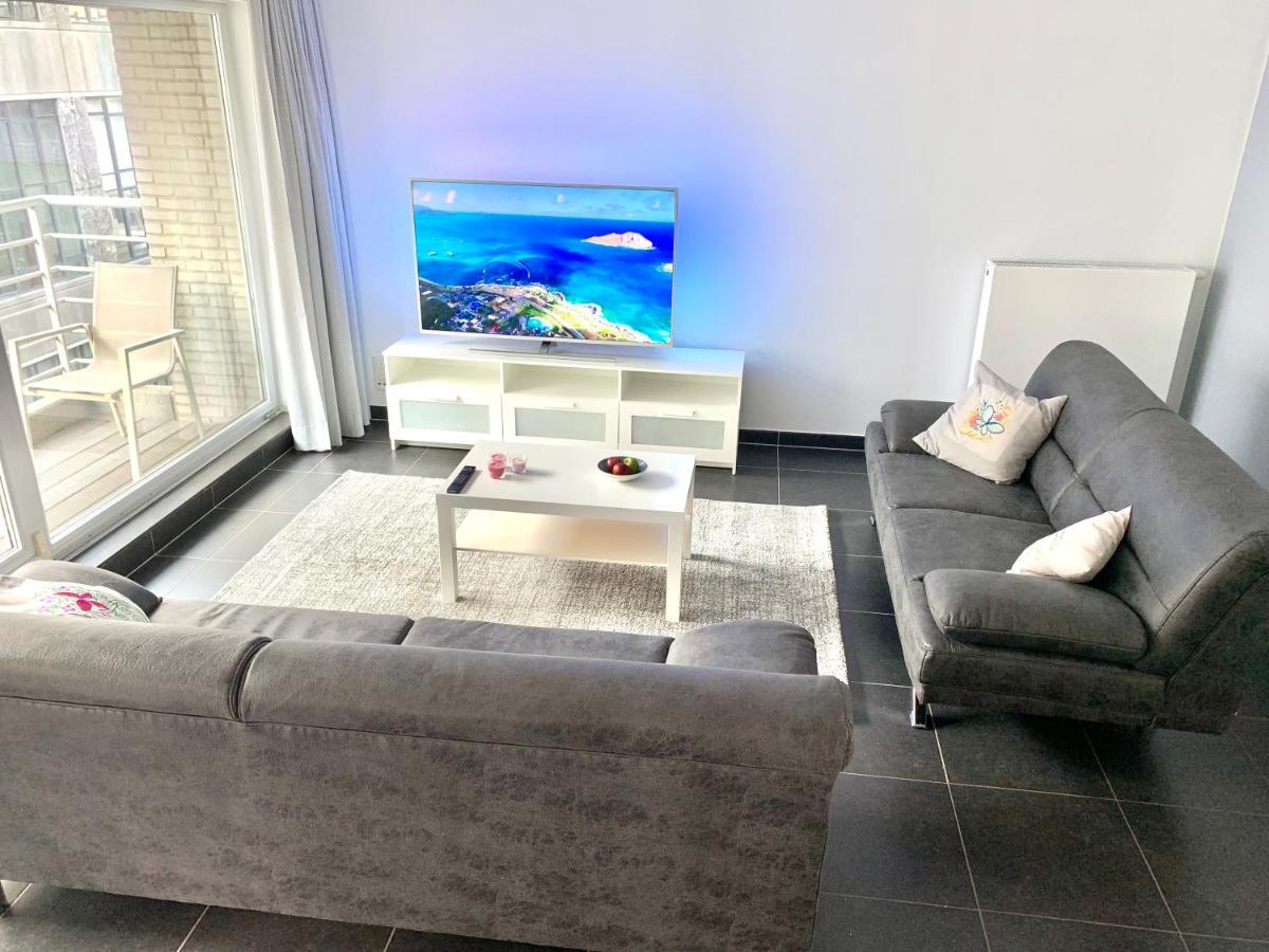 Vakantieappartement Emiel Centrum Oostende Met Garage Eksteriør billede