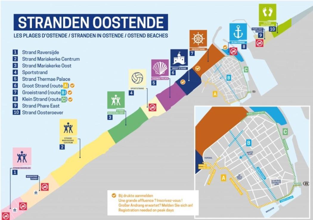Vakantieappartement Emiel Centrum Oostende Met Garage Eksteriør billede